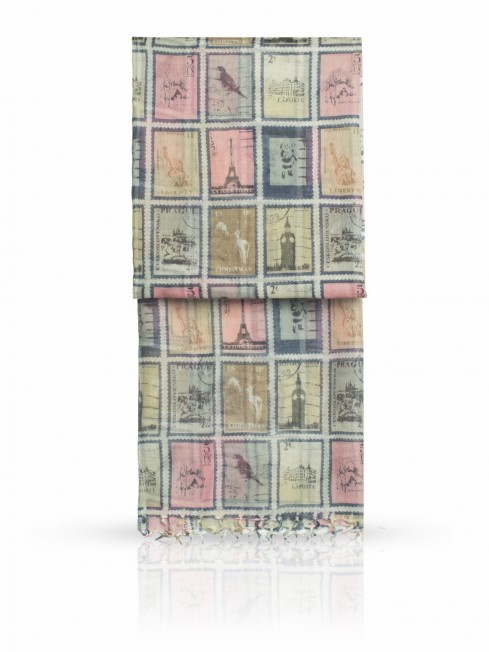 Палантин Женский W-STAMP/PASTEL